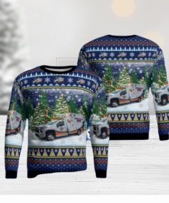 Columbia Kentucky Adair County Ambulance Service Ugly Christmas Sweaters Style Gift