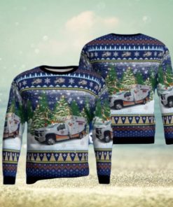 Columbia Kentucky Adair County Ambulance Service Ugly Christmas Sweaters Style Gift