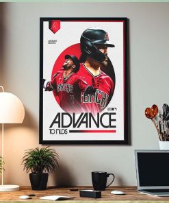 Congrats Arizona Diamondbacks Advance To NLDS 2023 MLB Home Decor Poster Canvas