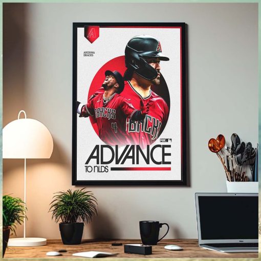 Congrats Arizona Diamondbacks Advance To NLDS 2023 MLB Home Decor Poster Canvas