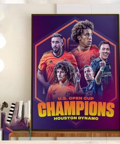 Congrats Houston Dynamo Champions Lamar Hunt US Open Cup 2023 Home Decor Poster Canvas