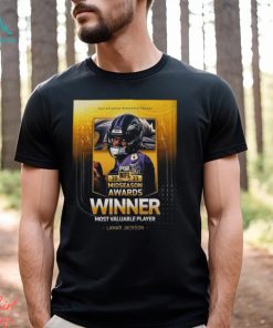 Congrats QB Lamar Jackson Is 2023 NFL on FOX Midseason Awards Winner MVP Shirt