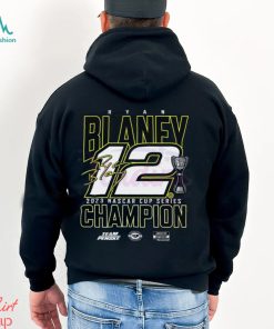Congrats Ryan Blaney 12 NASCAR Cup Series Champion Shirt