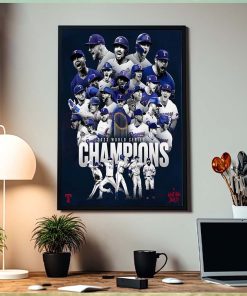 Congrats Texas Rangers Are 2023 World Series Champions MLB Home Decor Poster Canvas