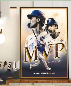 Congrats To Corey Seager Is The 2023 World Series MVP Winner Home Decor Poster Canvas