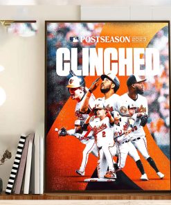 Congrats to Baltimore Orioles Clinched 2023 MLB Postseason Take October Orioles Home Decor Poster Canvas