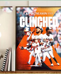 Congrats to Baltimore Orioles Clinched 2023 MLB Postseason Take October Orioles Home Decor Poster Canvas