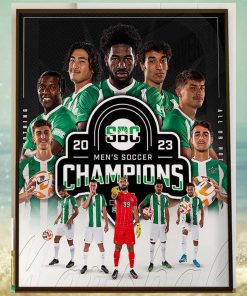 Congratulations to Marshall Mens Soccer Are 2023 SBC Mens Soccer Champions Home Decor Poster Canvas