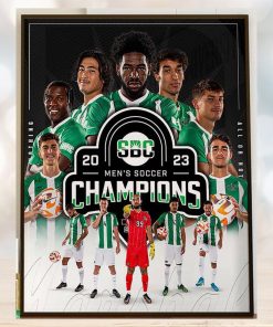 Congratulations to Marshall Mens Soccer Are 2023 SBC Mens Soccer Champions Home Decor Poster Canvas