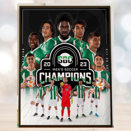 Congratulations to Marshall Mens Soccer Are 2023 SBC Mens Soccer Champions Home Decor Poster Canvas