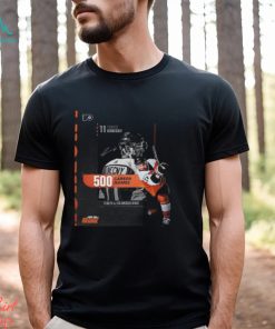 Congratulations to Travis Konecny 500 NHL Career Games With The Philadelphia Flyers Unisex T Shirt