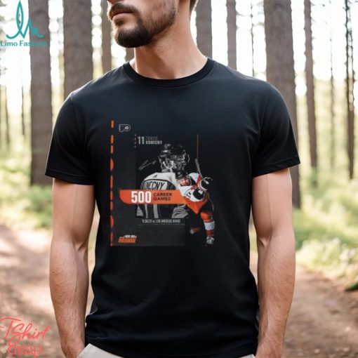 Congratulations to Travis Konecny 500 NHL Career Games With The Philadelphia Flyers Unisex T Shirt