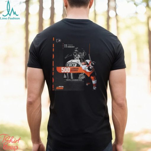 Congratulations to Travis Konecny 500 NHL Career Games With The Philadelphia Flyers Unisex T Shirt
