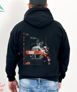 Congratulations to Travis Konecny 500 NHL Career Games With The Philadelphia Flyers Unisex T Shirt