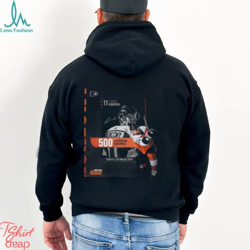 Congratulations to Travis Konecny 500 NHL Career Games With The Philadelphia Flyers Unisex T Shirt