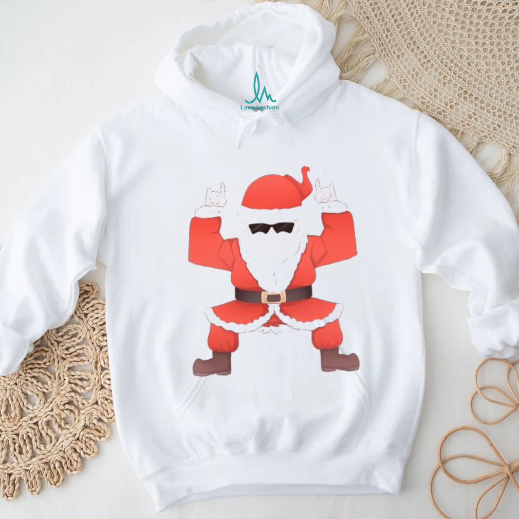 Cool Santa Claus Rock Heavy Metal Christmas Xmas Gift Shirt Cool Santa Claus Rock Heavy Metal Christmas Xmas Gift Shirt