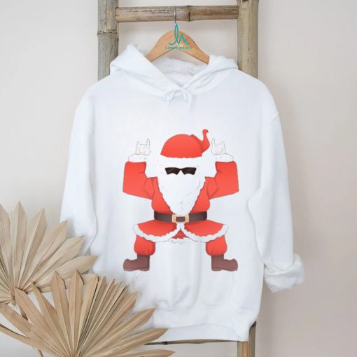 Cool Santa Claus Rock Heavy Metal Christmas Xmas Gift Shirt
