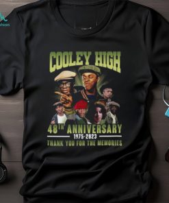 Cooley High 48th Anniversary 1975 – 2023 Thank You For The Memories T Shirt – Limited Edition, hoodie, sweater, long sleeve and tank top Cooley High 48th Anniversary 1975 – 2023 Thank You For The Memories T Shirt – Limited Edition