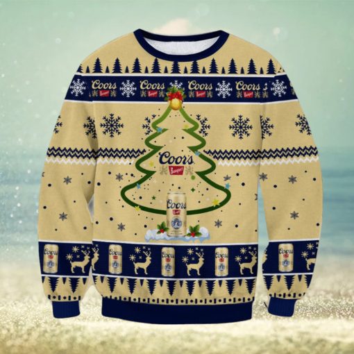 Coors Banquet Christmas Tree Ugly Christmas Sweater