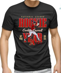 Corbin Carroll Diamondbacks 2023 NL Rookie of the Year shirt
