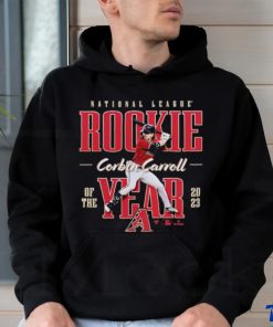Corbin carroll Arizona diamondbacks 2023 nl rookie of the year shirt, hoodie, sweater, long sleeve and tank top Corbin carroll Arizona diamondbacks 2023 nl rookie of the year shirt