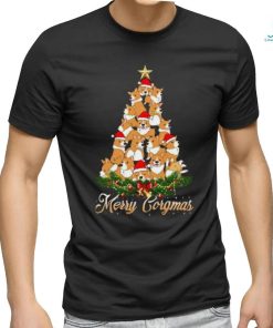 Corgi Christmas Tree Ugly Shirt, Family Christmas Shirt