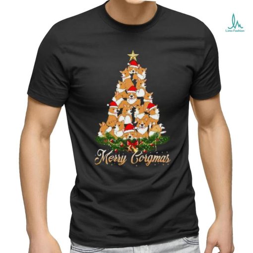 Corgi Christmas Tree Ugly Shirt, Family Christmas Shirt