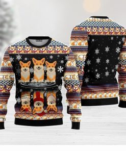 Corgi Dog Christmas Unisex Ugly Sweater