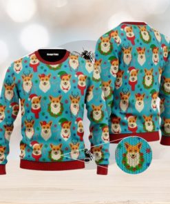 Corgi Snow Dog Christmas Unisex Ugly Sweater