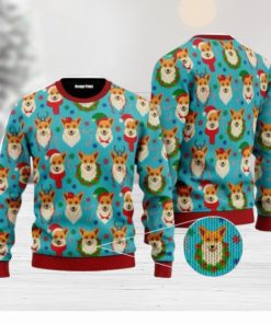 Corgi Snow Dog Christmas Unisex Ugly Sweater