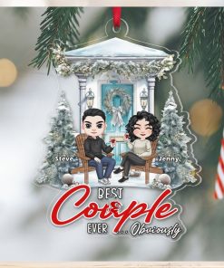 Couple, Best Couple Ever… Obviously, Personalized Ornament, Christmas Gifts For Couple