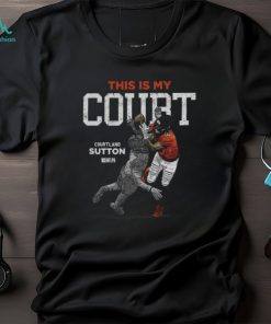 Courtland Sutton Denver My Court WHT Shirt