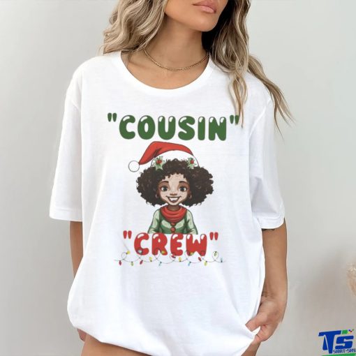 Cousin Crew African American Family Christmas Shirt