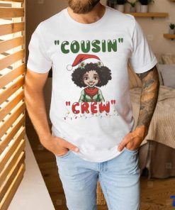 Cousin Crew African American Family Christmas Shirt