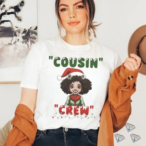 Cousin Crew African American Family Christmas Shirt