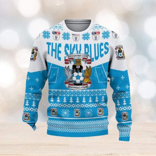 Coventry City FC Custom Name 3D Sweater Funny Gift For Men And Women Fans Christmas