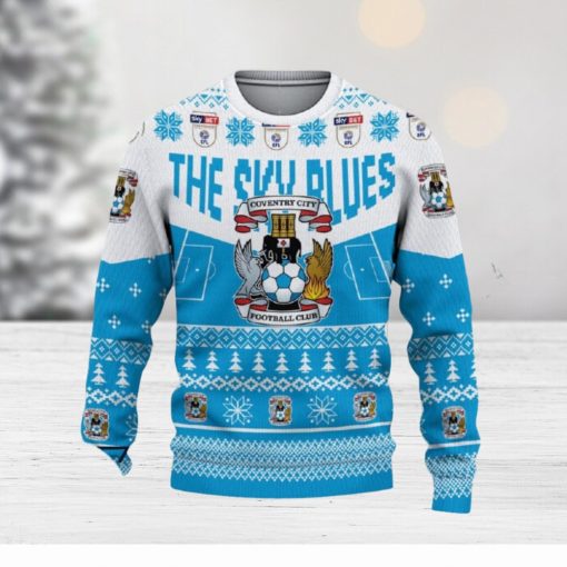 Coventry City FC Custom Name 3D Sweater Funny Gift For Men And Women Fans Christmas