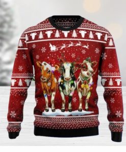 Cow Christmas Ugly Christmas Sweaters Style Gift For Men And Women