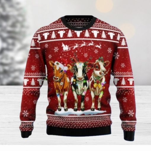 Cow Christmas Ugly Christmas Sweaters Style Gift For Men And Women