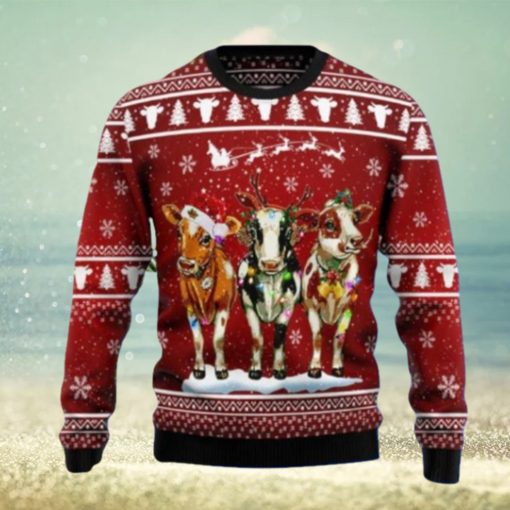 Cow Christmas Ugly Christmas Sweaters Style Gift For Men And Women