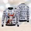 Atlanta Falcons Logo Big Snowflake Pattern Ugly Christmas Sweater