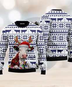 Cow Christmas Unisex Ugly Sweater