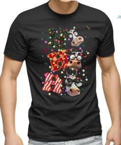 Cow Ho Ho Ho Merry Christmas Shirt