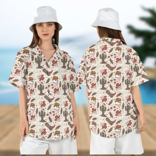 Cowboy Santa Christmas Hawaiian Shirt