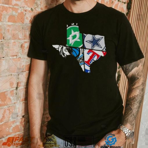 Cowboys Rangers Mavericks Star Spit Texas 2024 shirt