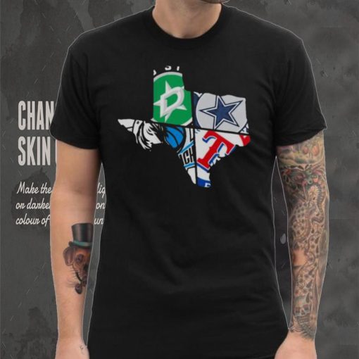 Cowboys Rangers Mavericks Star Spit Texas 2024 shirt