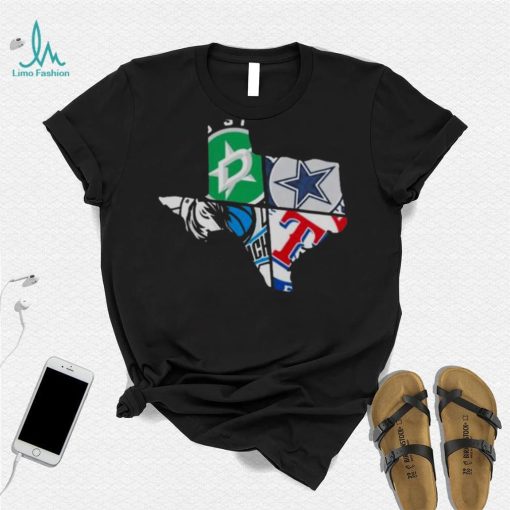 Cowboys Rangers Mavericks Star Spit Texas 2024 shirt
