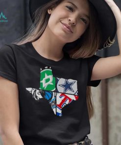 Cowboys Rangers Mavericks Star Spit Texas 2024 shirt
