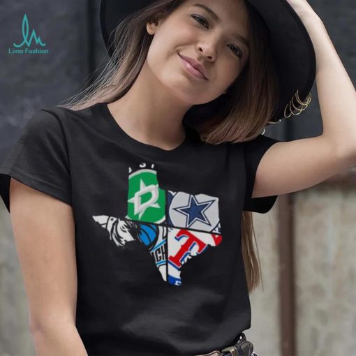 Cowboys Rangers Mavericks Star Spit Texas 2024 shirt