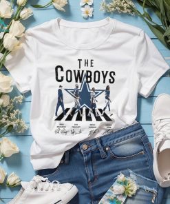 Cowboys Walking Abbey Road Signatures Shirt